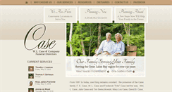 Desktop Screenshot of casefuneralhome.com
